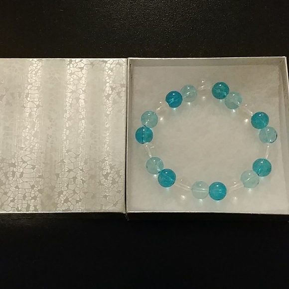 Aruba Blue Crystal Bracelet - Picture 6 of 8
